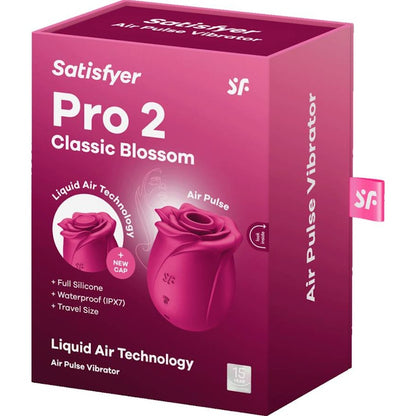 Classic Blossom Air Wave Clitoral Stimulator Satisfyer Pro 2 Pink