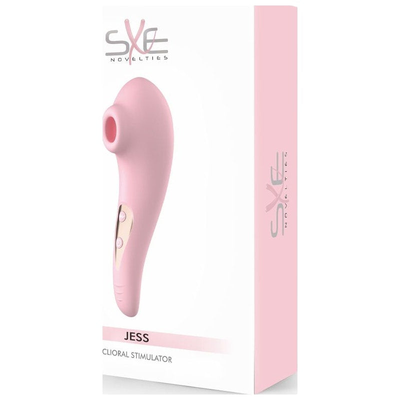 SXE Jess Vibrating and Sucking Clitoral Stimulator Pink