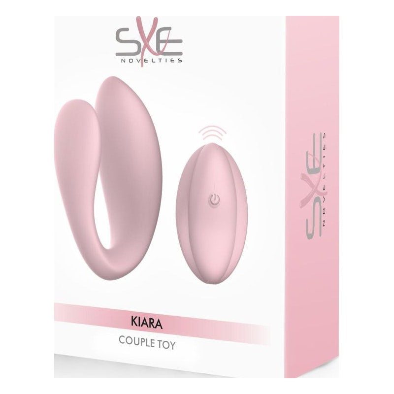 SXE Kiara Dual Motor Remote Controlled Couples Massager Pink