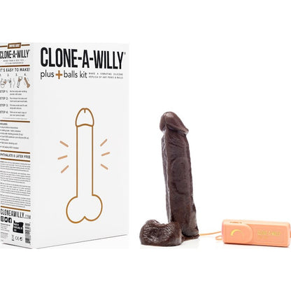 Clone a Willy Plus Balls Kit Deep Skin Tone Flesh