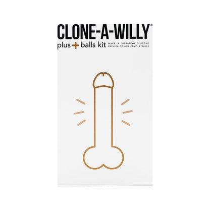 Clone a Willy Plus Balls Kit Deep Skin Tone Flesh