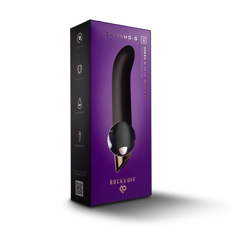 Chaiamo G Spot Vibrator Waterproof and Rechargeable Black