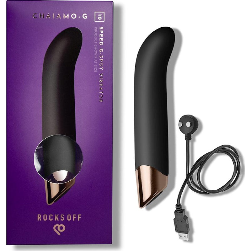 Chaiamo G Spot Vibrator Waterproof and Rechargeable Black