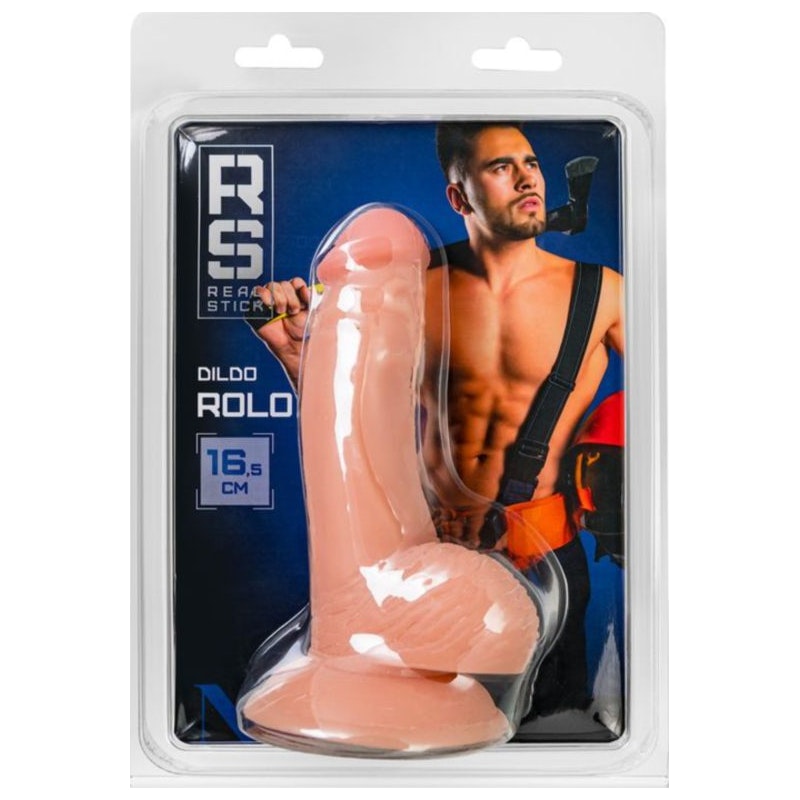 RealStick Nude Dildo Rolo Flesh