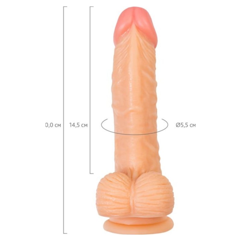 RealStick Nude Dildo Cree Flesh