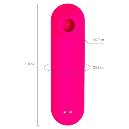 eroTeq Vacuum-Wave Clitoral Vibrator Molette Pink Pink