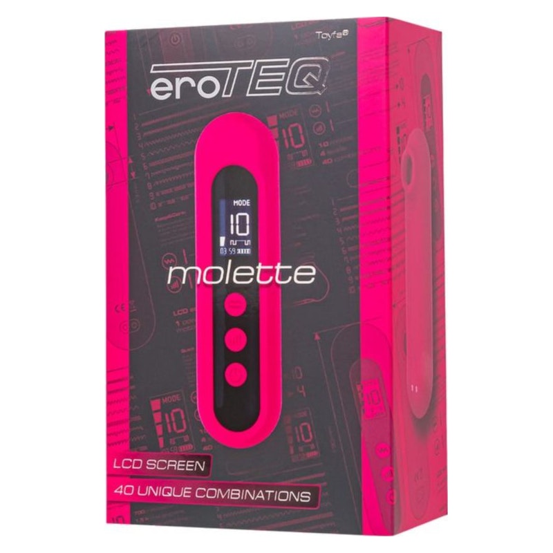 eroTeq Vacuum-Wave Clitoral Vibrator Molette Pink Pink