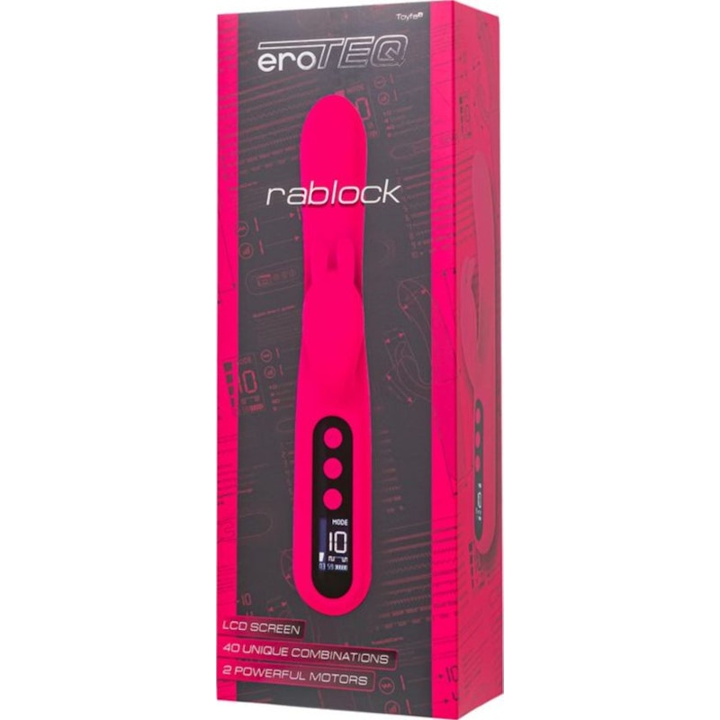 eroTeq G-Spot Rablock Rabbit Vibrator Pink Pink