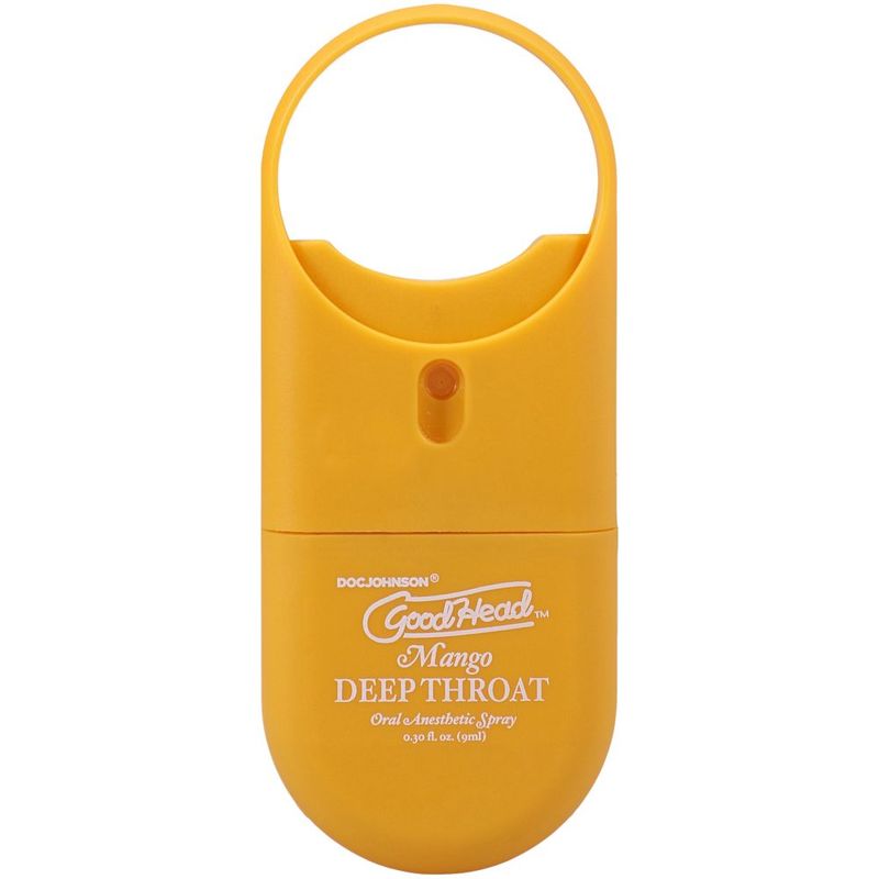 GoodHead To-Go Deep Throat Spray Mango 9ml spray dispenser