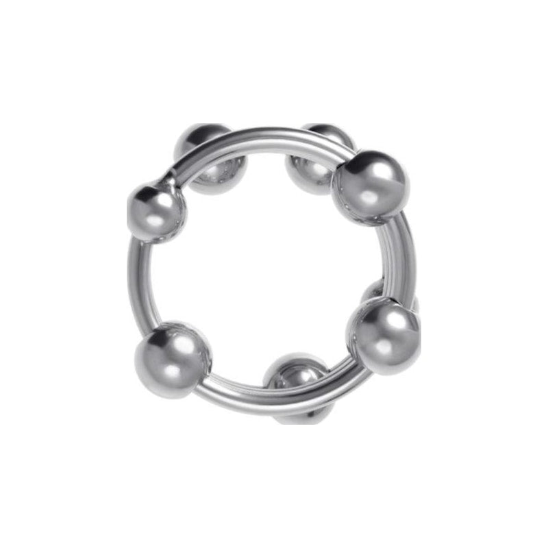 Stimulating Penis Head Ring 3.5cm Silver - Intensify Sensations