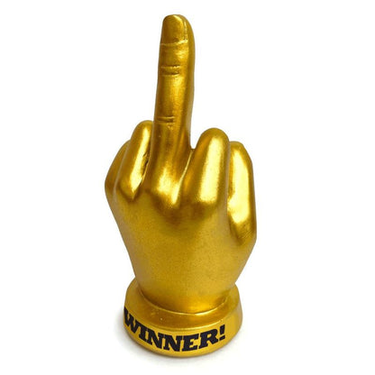 Golden Middle Finger Trophy 6 inch