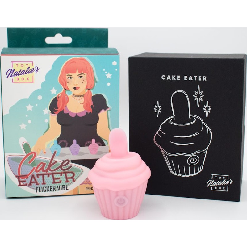 Cake Eater Cupcake Flicker – Tongue-Tip Tease, 10 Modes, Waterproof
