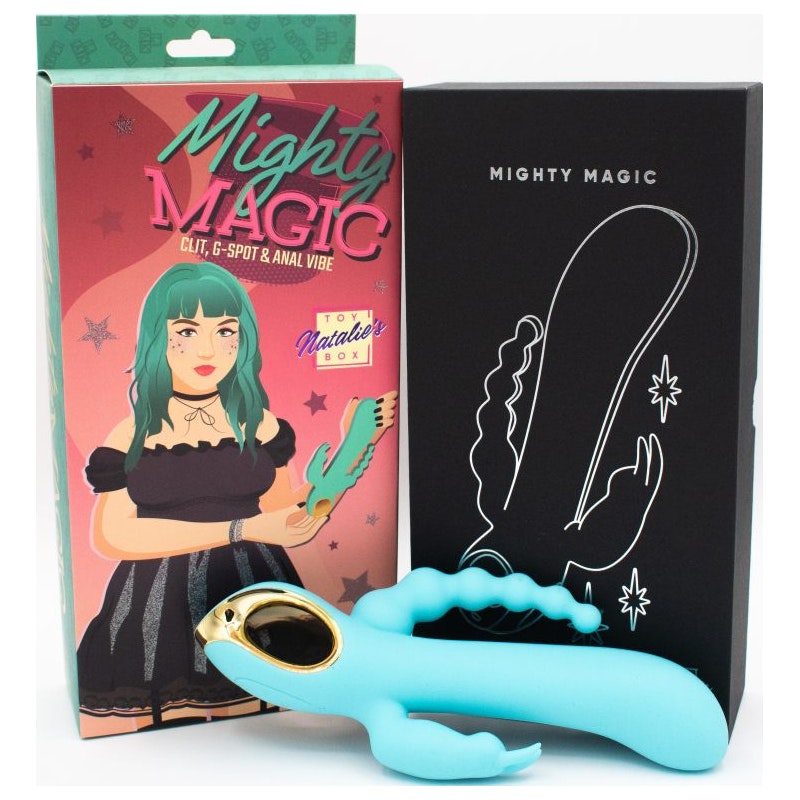 Mighty Magic Clit, G-Spot & Anal Vibrator Blue