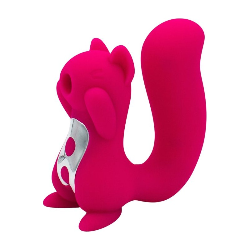 Screaming Squirrel Air Pulse & G-Spot Vibrator Pink