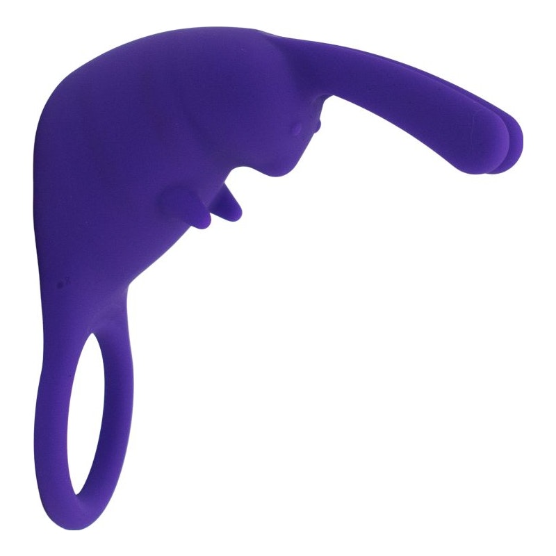 The Cock Hopper Cock Ring & Bullet Vibrator Blue