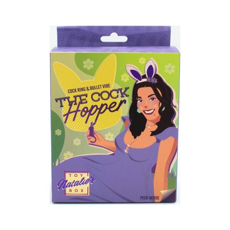 The Cock Hopper Cock Ring & Bullet Vibrator Blue