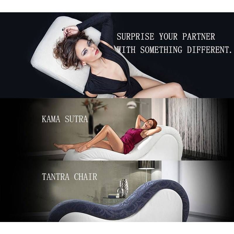 Kama Sutra Mebon Chaise Love Lounge – Studded & Quilted