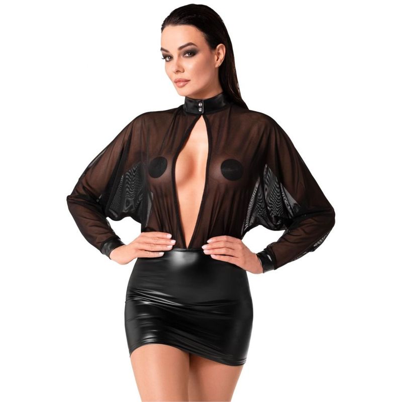 Opium Mini Dress Small Black