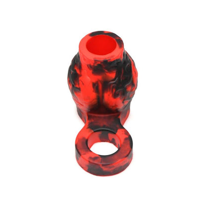 Hell Hound Fantasy Penis Sleeve and Ball Stretcher Red