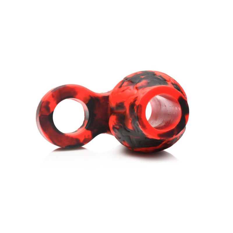 Hell Hound Fantasy Penis Sleeve and Ball Stretcher Red