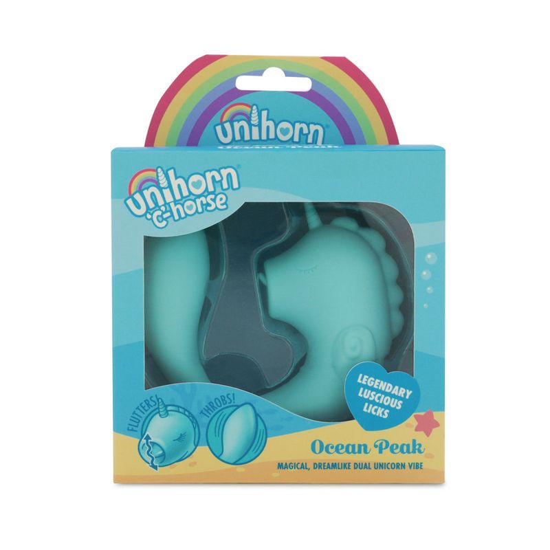 Unihorn Vibrator & Clitoral Stimulator C Horse Ocean Blue