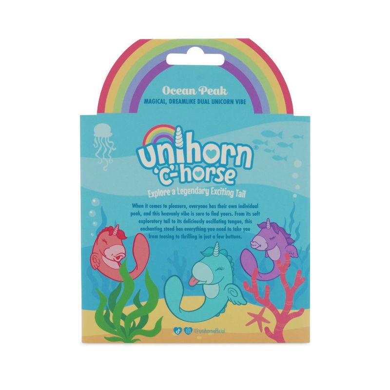 Unihorn Vibrator & Clitoral Stimulator C Horse Ocean Blue