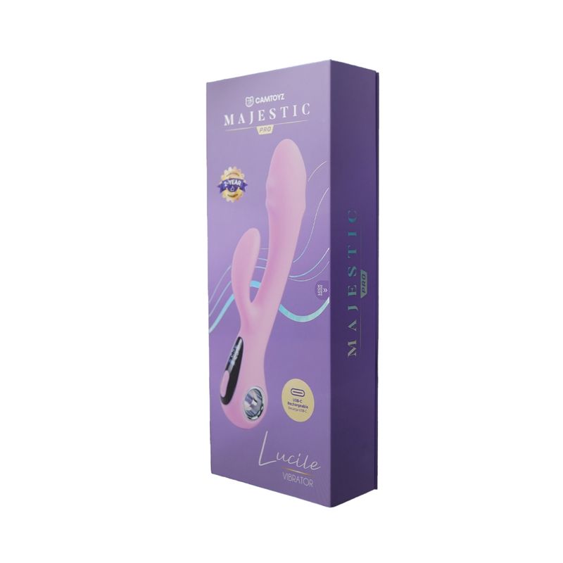 Lucile Majestic G-Spot Vibrator Pro USB 10 Mode Purple