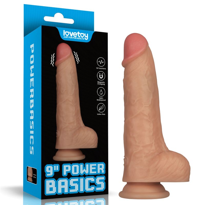 9inch Vibrating USB Power Basics Cock