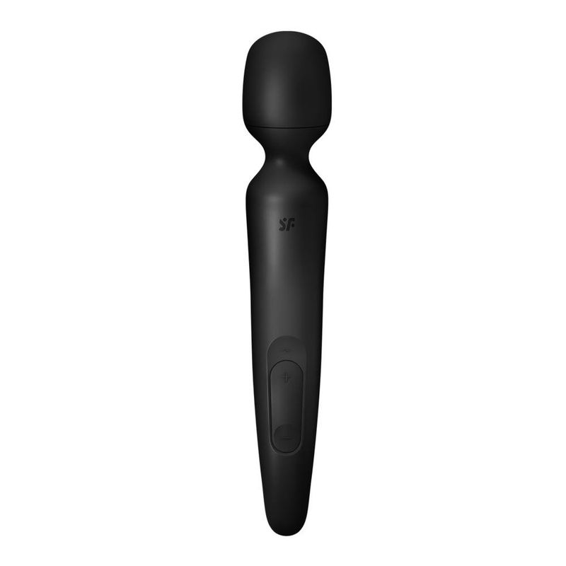 Satisfyer Wand-erland Body Wand Massager  Black – 50 Modes of Pure Bliss