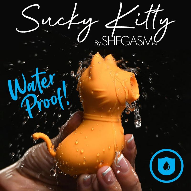 Sucky Kitty 7X Clitoral Stimulator Orange