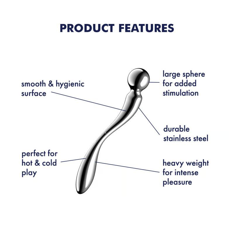 Satisfyer Star Force 2 Metal Dildo | The Love Shop