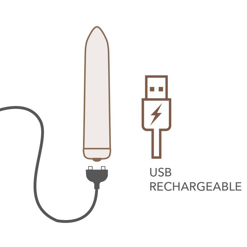 Rocks Off Rechargeable Bullet – Luxe Power in Your Pocket