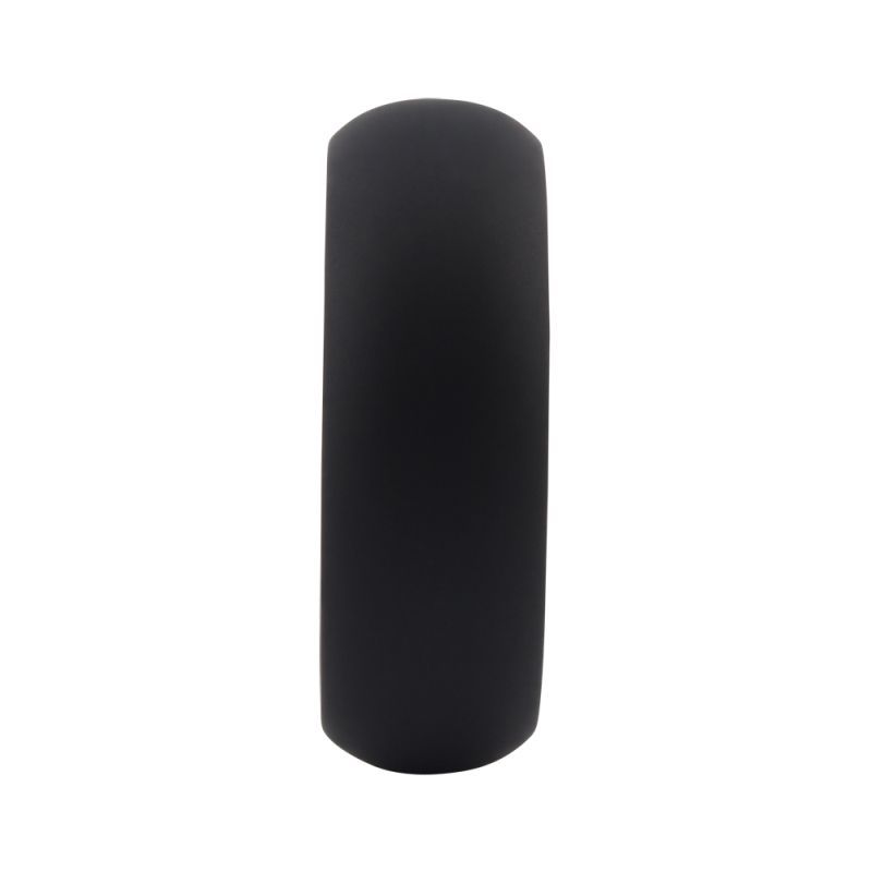 Side profile of the GK Power Infinity Comfort Large cock ring showing the width and softly rounded edges of the band