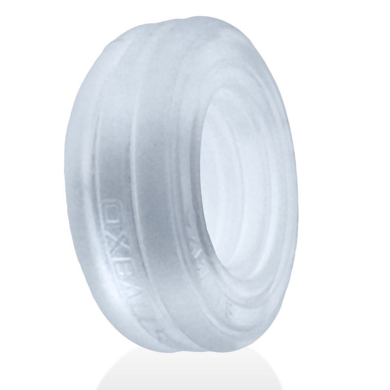 Side angle of the Clear Roto ring showing its raised edges and channels