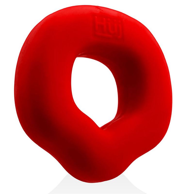 Front view of the red Fit Grips Ergo ring and shaped inner opening
