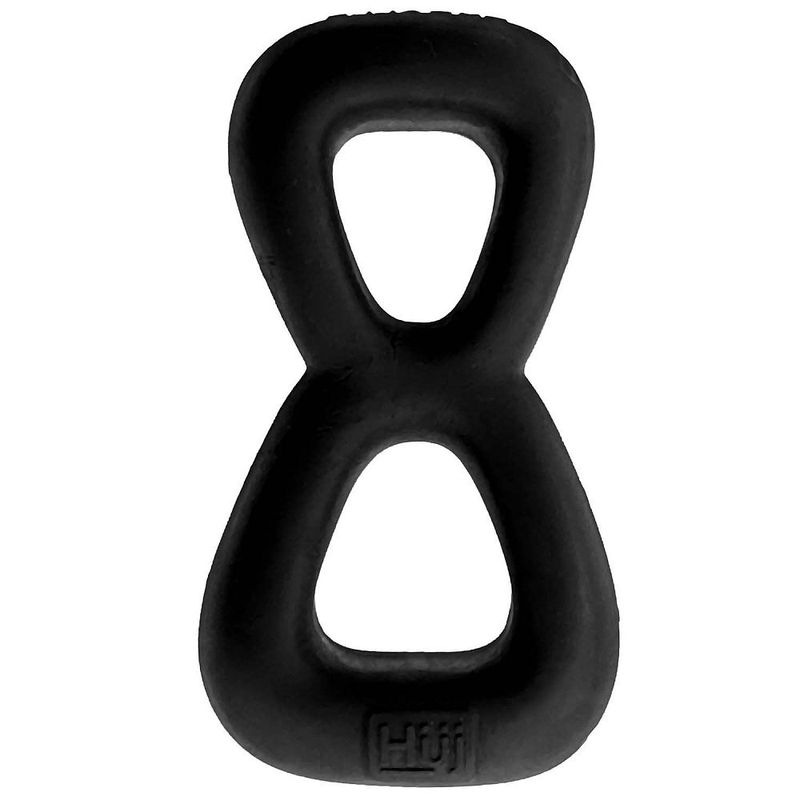 Front view of the Black Boomerang and its two different loop openings