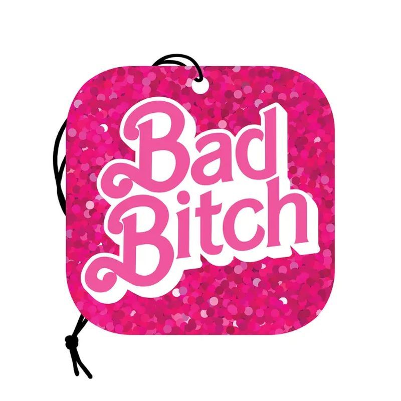 Bad Bitch Car Air Freshener – Barbie Energy, Strawberry Vibes