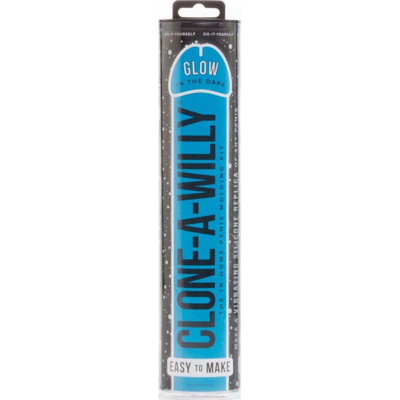 Blue Glow In The Dark Clone A Willy DIY Homemade Dildo Kit | The Love Shop