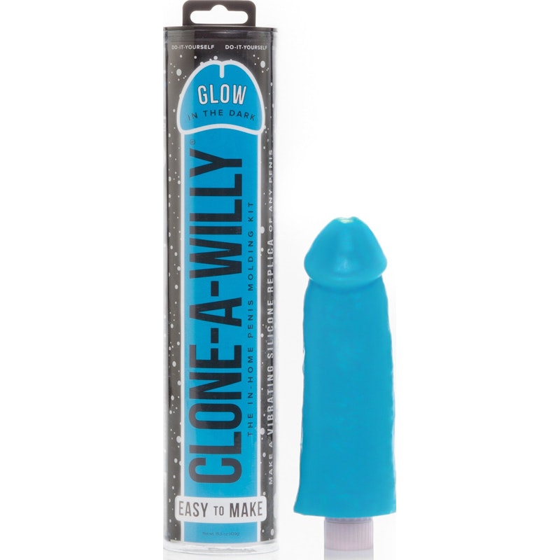 Blue Glow In The Dark Clone A Willy DIY Homemade Dildo Kit | The Love Shop