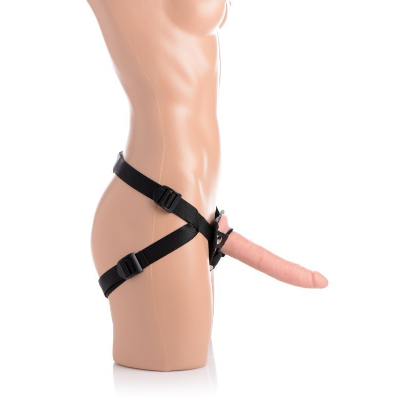 Charmed 7.5" Silicone Dildo with Harness – Slim, Secure, Satisfying