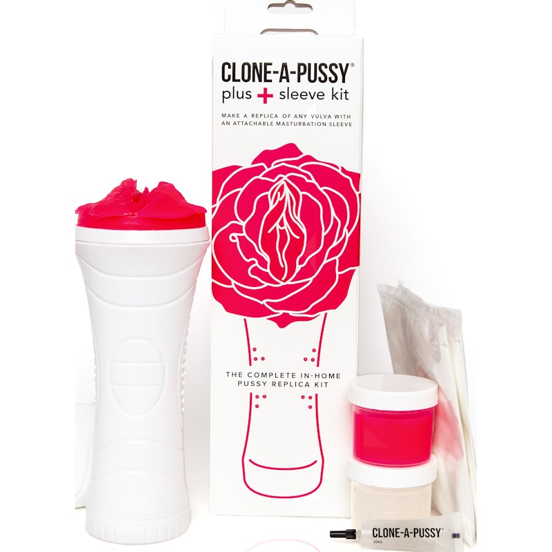 Clone-A-Pussy Plus+ Sleeve Kit Hot Pink DIY Masturbation Sleeve | The Love Shop
