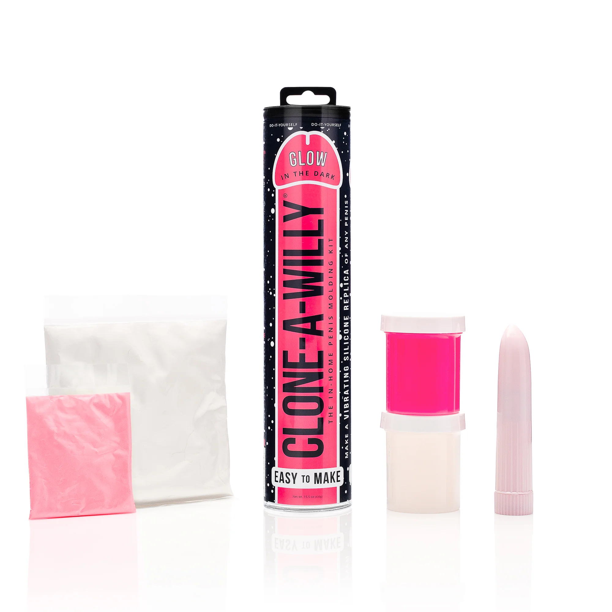 Clone A Willy Pink Glow In The Dark Kit | The Love Shop