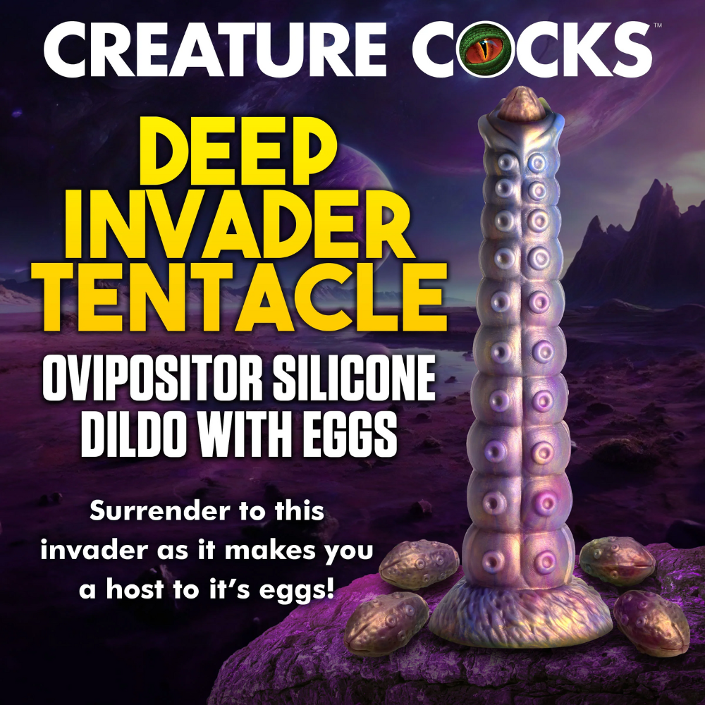 Creature Cocks Deep Invader – Tentacle Fantasy + Ovipositor Play