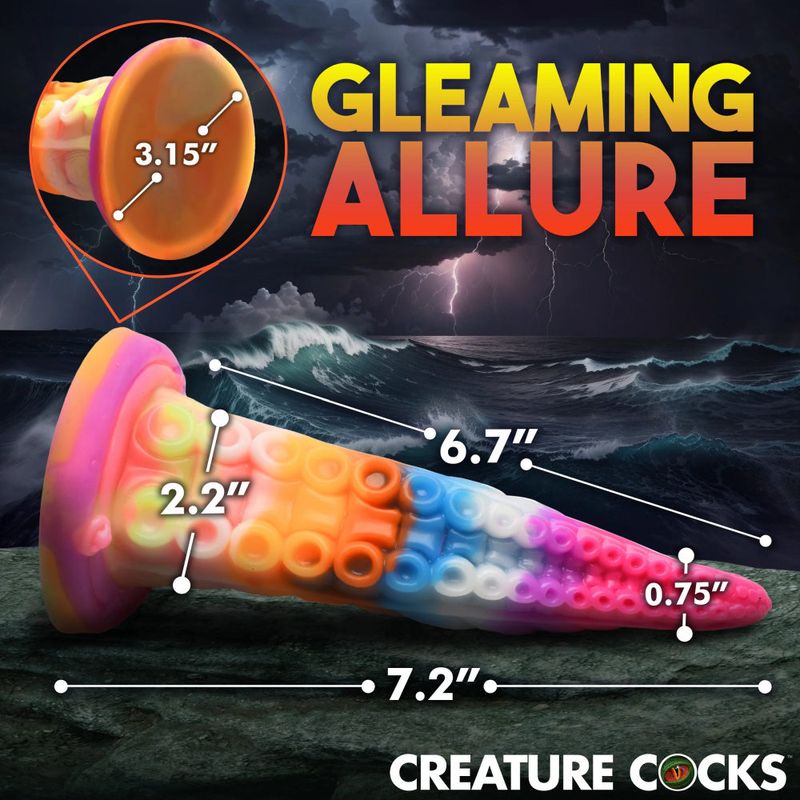 Creature Cocks Luminoctopus Glow-in-the-Dark Fatasy Tentacle Dildo