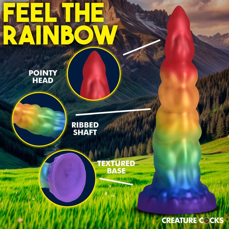 Creature Cocks Magic Rider Unicorn Silicone Fantasy Dildo