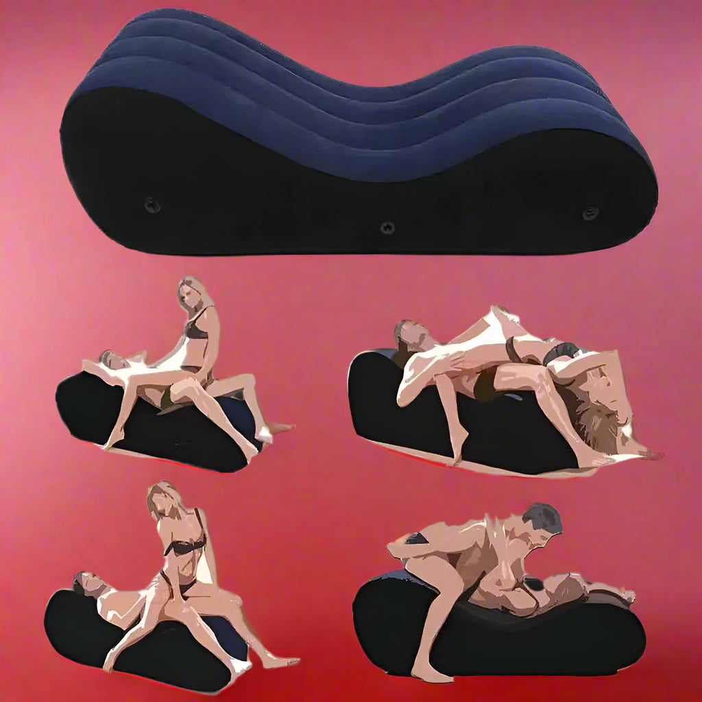 Daytona 1.5m Inflatable Suede Love Lounge with Handrails