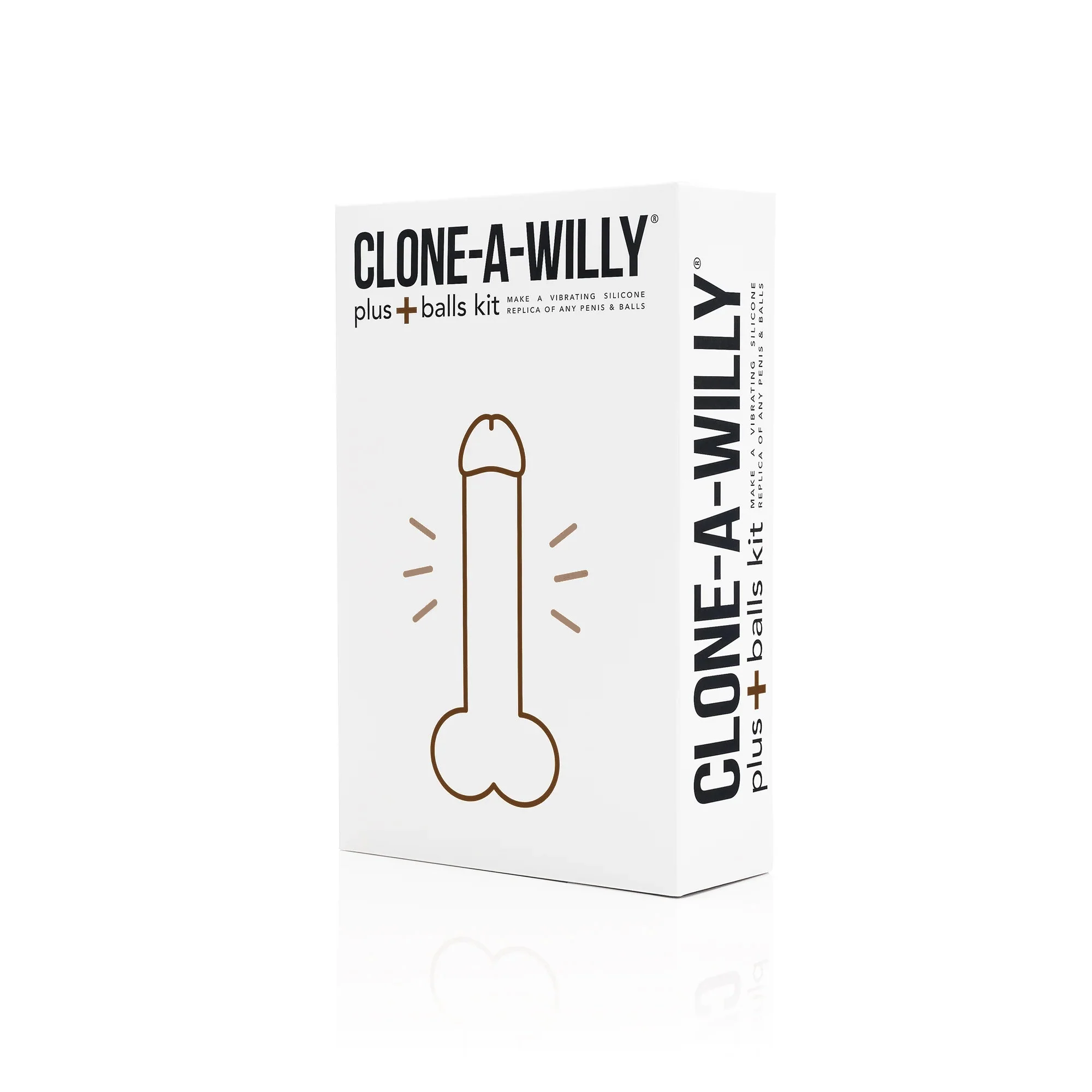Deep Skin Tone Clone A Willy Plus Balls DIY Homemade Dildo Kit | The Love Shop
