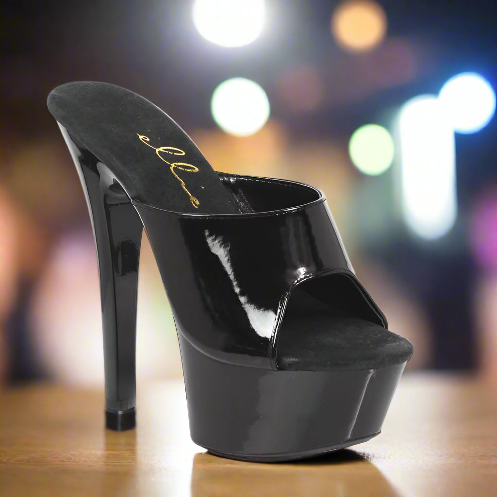 Ellie Shoes 6" Slip-On Platform Heels – Disappear & Dazzle