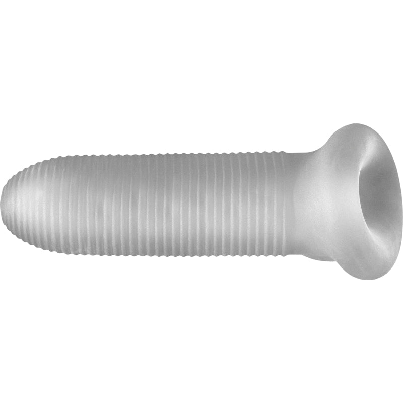 Fat Boy Micro Rib Penis Sheath 5.5 Inch Clear | The Love Shop