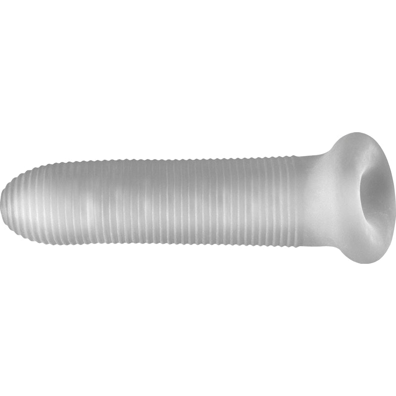 Fat Boy Micro Rib Penis Sheath 6.5 Inch Clear | The Love Shop
